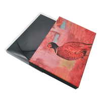 Boîte cadeau en papier grand format avec impression personnalisée quatre couleurs Everwin, boîte d'emballage en carton rigide avec fenêtre transparente pour boutons de manchette et cravate