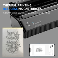 Grosir P8008 mesin Printer tato stensil tato Printer termal portabel tato