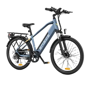 ENGWE P26 sepeda listrik 100KM, sepeda gunung jalan kota, E Bike 250W 15ah 36V baterai Lithium LCD 7 kecepatan