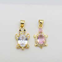 Vente en gros de breloques micro-incrustées de zircon, série Plage et Océan, motifs tortue, dauphin, crabe, poisson, pour la création de bijoux de vacances pour femmes
