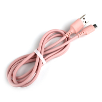 Macaron kabel USB pengisi daya warna-warni sekitar 3A kabel Data karet lembut Transfer Data untuk perangkat USB mikro Tipe c UCB31