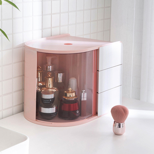 Organisateur de maquillage transparent en plastique acrylique pour femmes <span class=keywords><strong>YOUNA</strong></span>, tiroir à rouge à lèvres, bureau à domicile, sacs de rangement écologiques - Product Image 2