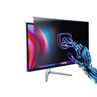 Fabrik-Großhändler 24 Zoll Universeller Abnehmbarer Hängender Acryl-Sichtschutzfilter Anti-Spy 9H Gehärtetes Glas Displayschutzfolie für