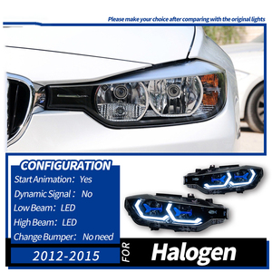 Brand New Led Đèn Pha & bật tín hiệu ánh sáng màu xanh Spoon lens lần lượt tín hiệu cho 12-19 BMW F30 F35 - Product Image 6