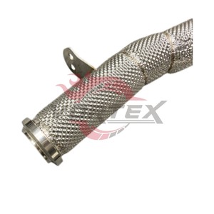 Tuyaux d'échappement turbo à isolation thermique Vortex pour Mercedes AMG C43 E43 GLC43 3.0T V6 en acier inoxydable, kit de tuyauterie d'échappement à haut débit - Product Image 4