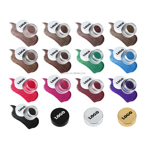 Marque privée Eyeliner en gel imperméable OEM pour les <span class=keywords><strong>yeux</strong></span> 24 heures Crème Eyeliner colorée en gelée longue durée - Product Image 4