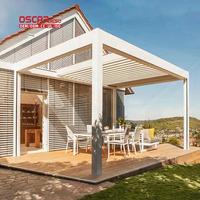 Auvent de cassette pour patio de jardin Moteur manuel Pare-soleil imperméable Camping Party Garden Patio Parties Pergola rétractable