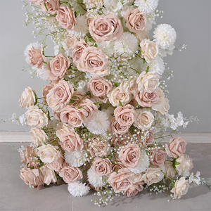 Açık kahverengi yapay gül köşe kemer, teklifler ve kutlamalar için uygun - Product Image 6