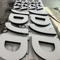 Lettres lumineuses personnalisées de qualité supérieure, fabrication méticuleuse, qualité supérieure pour les enseignes de grandes chaînes de magasins