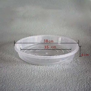 Soucoupe <span class=keywords><strong>de</strong></span> pot <span class=keywords><strong>de</strong></span> fleurs <span class=keywords><strong>de</strong></span> haute qualité, soucoupe ronde en plastique transparente - Product Image 2