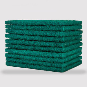 Nylon Dishcloth Pad Rectangle Solid Color Kitchen Pots And Pans Cleaning 10 Piece Pack - Product Image 3