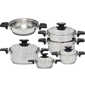 Juego de 10 Uds. De utensilios de cocina de <span class=keywords><strong>acero</strong></span> <span class=keywords><strong>inoxidable</strong></span> 304, utensilios de cocina sin grasa sin agua, olla y sartén de inducción de borde laminado ancho - Product Image 6