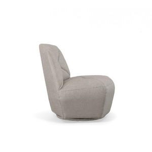HMS 31 Poltrona d'accento di Design grigio della metà del secolo comoda poltrona imbottita per casa ufficio in ferro - Product Image 3