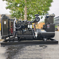 Grupo electrógeno diésel silencioso de 100 kVA 80 kW 50/60 Hz, bajo nivel de ruido, bajo consumo de combustible, refrigerado por agua, marco abierto automático, 1800 RPM, ATS