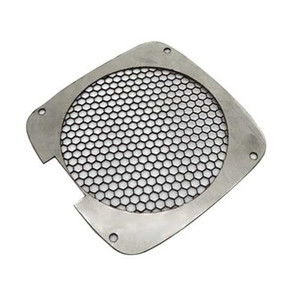 Lưới loa lưới tản nhiệt lưới Che loa nướng kim loại đục lỗ cho xe 4 inch màn hình dây màu đen lưới - Product Image 3