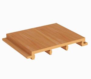 Compuesto de madera de compuesto de plástico al aire libre terraza apartamento Wpc Panel de pared - Product Image 5