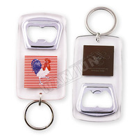 Ouvre-bouteille avec logo personnalisé, vente en gros, promotion, blanc, par sublimation, vente en gros