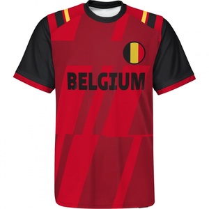 T-shirt de supporter de l'équipe nationale de football de la Coupe du monde, maillot <span class=keywords><strong>personnalisé</strong></span> style Portugal Brésil pour les matchs de football des États-Unis, du Canada et du Mexique - Product Image 3