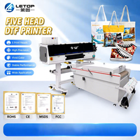 Mesin Cetak DTF Roll to Roll 60CM LETOP Factory Multi Color Inkjet Printers I3200 Print Head