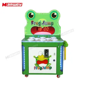 Fabrikdirektverkauf Kinder spielen Maulwurf-Schläger Verrückter Kampffrosch Spielmaschine günstig Indoor-Schlagfrosch-Hammer-Schlagfrosch-Spielmaschine