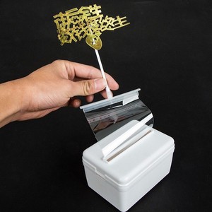 Money Pulling Box Cake Decoration Reusable Birthday Party Surprise Gift Mechanism Rectangle Shape Die Cutting Design - Product Image 4