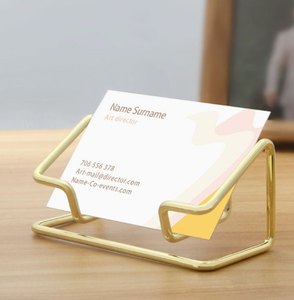 ที่วางนามบัตรโลหะแบบตั้งโต๊ะและแท่นโชว์สำหรับเคาน์เตอร์ต้อนรับ - Product Image 2