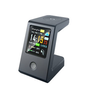 ที่ชาร์จ2025สมาร์ทวอทช์ตั้งโต๊ะพร้อมแสดงอุณหภูมิ/เวลา/ปฏิทิน, อะแดปเตอร์ชาร์จแม่เหล็ก - Product Image 1