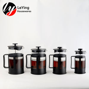Café, thé et expresso, échantillon gratuit, cafetière en plastique classique, <span class=keywords><strong>Portable</strong></span>, Pot en verre isolé, cafetière, presse française - Product Image 2