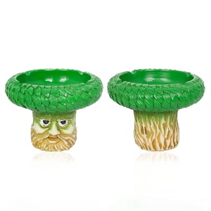 ที่เขี่ยบุหรี่เรซิ่นรูปเห็ดแบบใหม่ เส้นผ่านศูนย์กลาง 89 มม. ดีไซน์ยุโรป สีและโลโก้ปรับแต่งได้ ที่ดับบุหรี่แบบส่วนตัว - Product Image 6