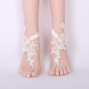 Nouveau produit doux frais bijoux de cheville cubain haut de gamme chaîne cubaine tendance femmes bracelets de cheville en dentelle - Product Image 1