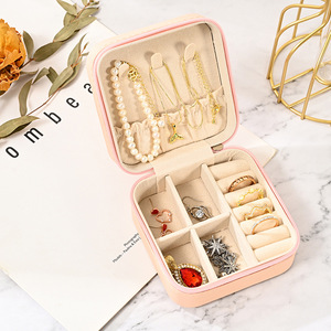 Pink Fashion Travel Box <b>Jewelry</b> <b>Storage</b> Packaging Case Organizer and Travel <b>Jewelry</b> <b>Storage</b> Box - Product Image 1