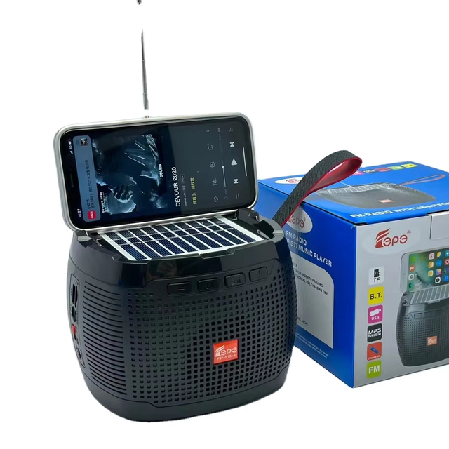Sell Well FP-515-S Promotion Solar Speaker 1200mah Battery Band Radio Outdoor Blue Tooth Speaker with FM (88- 108) USB/TF SLOTS