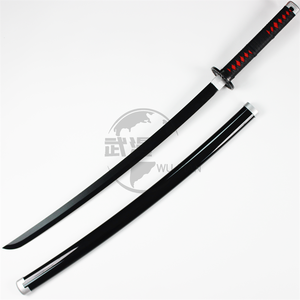 One Pieces 40 Inch Japanese Demon Slayer <span class=keywords><strong>Tanjiro</strong></span>'s Katana Wood Swords for Cosplay - Product Image 1