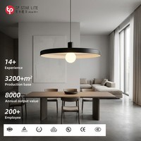 Lampe suspendue décorative industrielle moderne pour la maison, bar, café, îlot de cuisine, chambre à coucher, restaurant, luminaires suspendus simples en aluminium