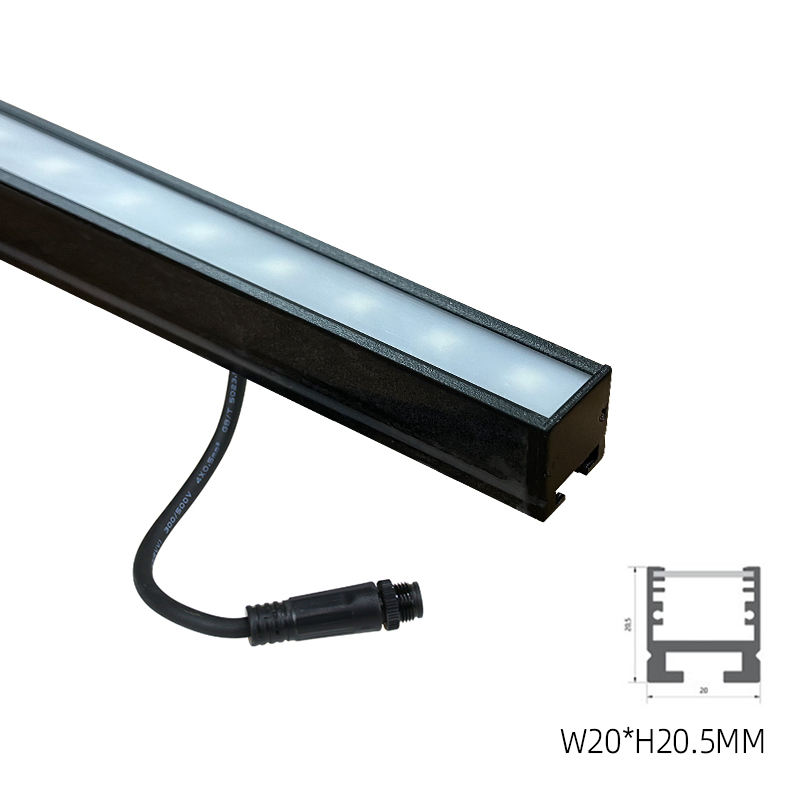 HTD-F20-10-SPI-RGB blanco plano