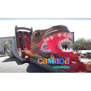 Tobogán inflable grande al aire libre de PVC comercial para la venta Tobogán grande de cocodrilo - Product Image 3