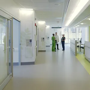 Étanche plancher en vinyle linoléum 2mm 3mm d'épaisseur homogène tapis prix liste l'hôpital en plastique salle d'opération pvc plancher