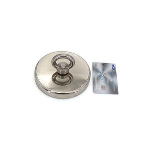 Magnete di salvataggio rotondo da pesca con magnete forte da 1000 libbre che pesca al <span class=keywords><strong>neodimio</strong></span> con gancio - Product Image 1