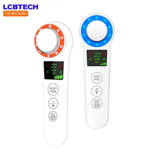 Massaggiatore facciale dispositivo di bellezza Led Light therapy Microcurrent Face Lift ad alta frequenza Anti-wrink Face Tightening Eye Care