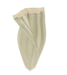 Factory Price Full End Fish Wire Human Hair <strong>Extension</strong> Cuticle Aligned <strong>Halo</strong> Hair <strong>Extensions</strong> - Product Image 3