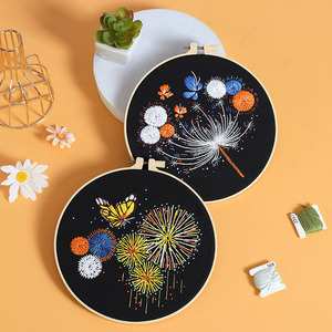 Nuevo Kit <span class=keywords><strong>de</strong></span> Bordado <span class=keywords><strong>para</strong></span> <span class=keywords><strong>Principiantes</strong></span> Adultos, <span class=keywords><strong>Punto</strong></span> <span class=keywords><strong>de</strong></span> <span class=keywords><strong>Cruz</strong></span> Estampado <span class=keywords><strong>para</strong></span> <span class=keywords><strong>Principiantes</strong></span> con <span class=keywords><strong>Patrones</strong></span> <span class=keywords><strong>de</strong></span> Mariposas y Fuegos Artificiales - Product Image 5