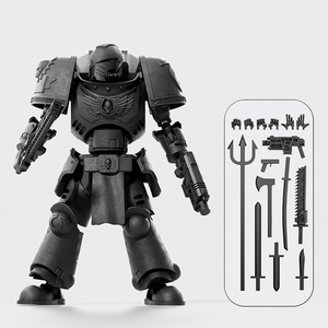 Figurines d'action 3D personnalisées, poupées en plastique, jouet DIY, figurine d'action de guerrier médiéval, figurine de chevalier à collectionner, jouet figurine d'action avec armure - Product Image 1