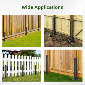 32 in Zaun pfosten anker <span class=keywords><strong>Post</strong></span> Fixing Anchor Spikes Deutschland Support <span class=keywords><strong>Post</strong></span> halter für Deck Zaun Veranda Geländer Mailbox - Product Image 2