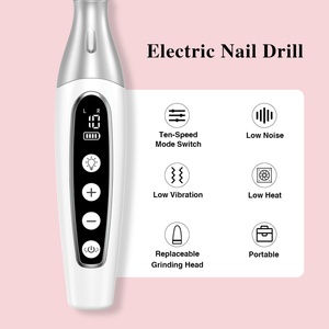 Kit de Manicura y Pedicura Eléctrico Portátil Inalámbrico con Logotipo Personalizado, 8 en 1, Juego de Limas de Uñas Profesional - Product Image 3