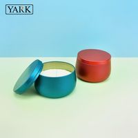 Bougie vide personnalisée en Offre Spéciale boîte en métal de luxe cadeau de mariage boîte en fer blanc pour l'emballage de bougie