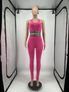 Conjunto De Dos Piezas De Moda Para Mujer Novedades 2022, Conjunto Sexy De Verano De Joggers Para Mujer De 2 Piezas Con Crop Top Y Pantalones - Product Image 4
