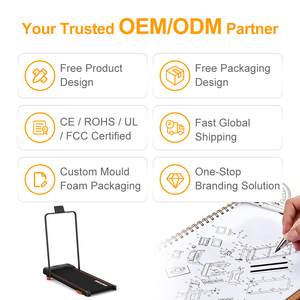 ลู่วิ่งไฟฟ้าพับได้ราคาประหยัดยอดนิยม ได้รับการรับรองมาตรฐาน CE ROHS รับน้ำหนักได้ 100 กก. สำหรับใช้ในบ้าน ปรับความชันด้วยมือ หน้าจอ LED - Product Image 5