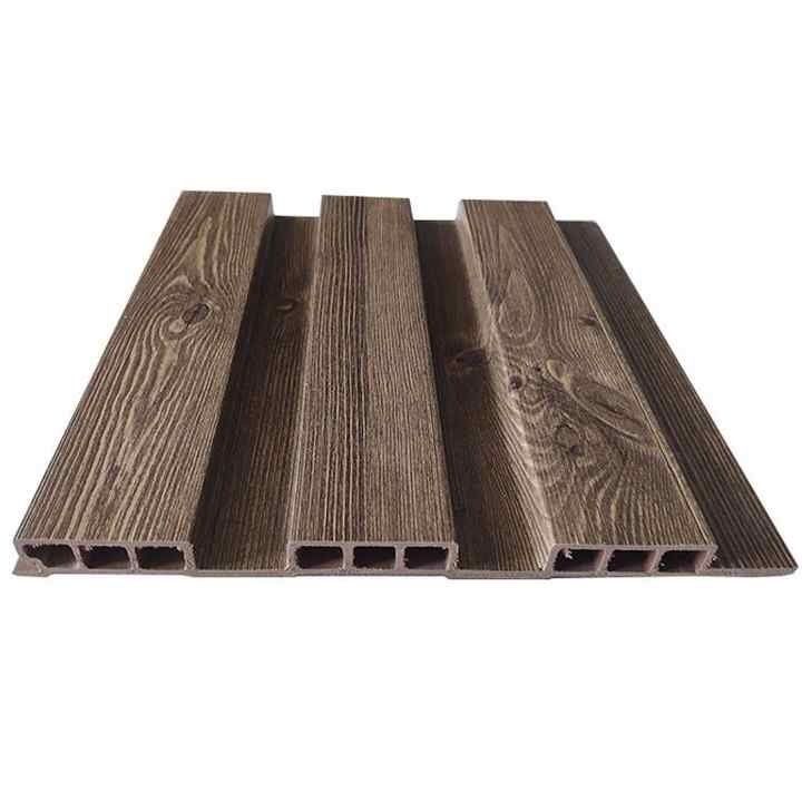 3D Fluted Decorative PVC Wall Panel Interior Wooden Plastic Composite ...