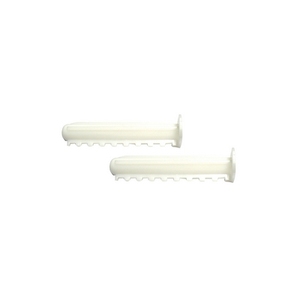 Distanziatori di fissaggio per scatole di tipo corto, componenti del sistema di drenaggio in plastica bianca - Product Image 1