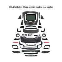 Kit complet de feux arrière en PP Tegarry 970 Upgrade 971.2 + Aileron arrière électrique en trois sections pour Panamera 970 2009-2016